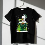 Minnesota Wild Christmas Snoopy Lover Peanuts Hockey Holiday Scene 1 T Shirt.jpg