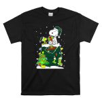 Minnesota Wild Christmas Snoopy Lover Peanuts Hockey Holiday Scene T Shirt 6.jpg