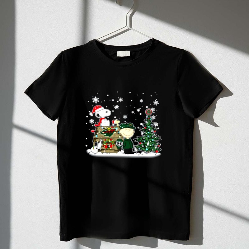 Minnesota Wild Snoopy Charlie Brown Christmas Hockey 1 T Shirt.jpg