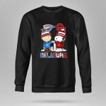 Mshup Charlie Brown And Snoopy Oklahoma City Sports Thunder and Sooners 9 Sweatshirt.jpg