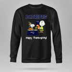 New England Patriots Snoopy Charlie Brown Happy Thanksgiving Football 9 Sweatshirt
