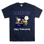 New England Patriots Snoopy Charlie Brown Happy Thanksgiving Football T Shirt 7