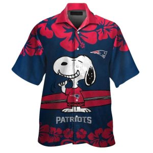 New England Patriots Snoopy Hibiscus Hawaiian Shirt 1.jpg