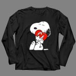 New Jersey Devils Snoopy Hugging Hockey 4 Long Sleeves.jpg