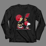 New Jersey Devils Snoopy and Woodstock Football Helmet 4 Long Sleeves.jpg