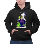 New York Giants Snoopy And Woodstock Christmas Tree Snow Winter 2 Hoodie