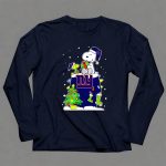 New York Giants Snoopy And Woodstock Christmas Tree Snow Winter 6 Long Sleeves