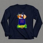 New York Giants Snoopy Halloween Witch Reading Football Pumpkin 6 Long Sleeves