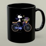 New York Giants Snoopy on Bicycle with Flowers and Scarf 1 mug 1.jpg