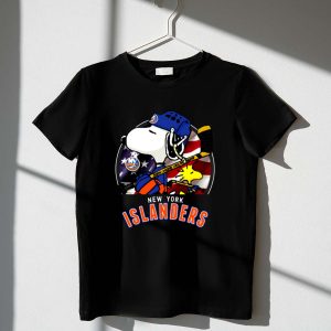 New York Islanders Ice Hockey Snoopy And Woodstock For 4th Of July 1 T Shirt.jpg