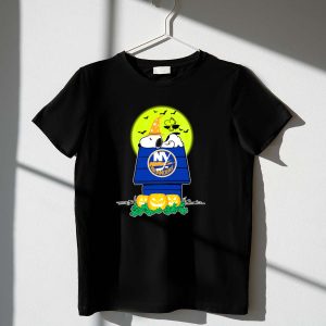 New York Islanders Snoopy Halloween Full Moon Pumpkins Wizards 1 T Shirt.jpg