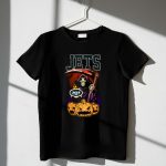 New York Jets Grim Reaper Halloween Theme with Pumpkins 1 T Shirt