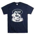 New York Jets Snoopy Football Helmet T Shirt 7