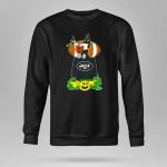 New York Jets Snoopy Halloween Reading Witch Pumpkin Football 9 Sweatshirt