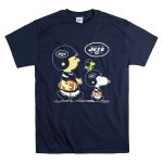 New York Jets Snoopy and Woodstock Football Adventure T Shirt 7