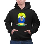 New York Knicks Snoopy Halloween Pumpkin Doghouse Full Moon 2 Hoodie