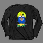 New York Knicks Snoopy Halloween Pumpkin Doghouse Full Moon 4 Long Sleeves