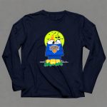 New York Knicks Snoopy Halloween Pumpkin Doghouse Full Moon 6 Long Sleeves