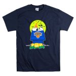 New York Knicks Snoopy Halloween Pumpkin Doghouse Full Moon T Shirt 7