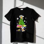 New York Knicks Snoopy Woodstock Christmas Tree Gifts Snowflakes 1 T Shirt