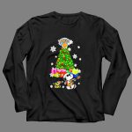 New York Knicks Snoopy Woodstock Christmas Tree Gifts Snowflakes 4 Long Sleeves