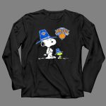 New York Knicks Snoopy and Woodstock Pilgrim Hats 4 Long Sleeves