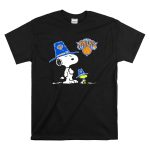 New York Knicks Snoopy and Woodstock Pilgrim Hats T Shirt 6