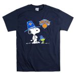 New York Knicks Snoopy and Woodstock Pilgrim Hats T Shirt 7