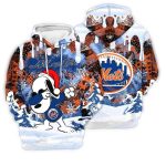 New York Mets Snoopy Dabbing Peanuts Christmas All Over Print Hoodie 1.jpg