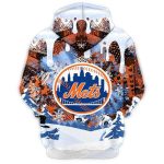 New York Mets Snoopy Dabbing Peanuts Christmas All Over Print Hoodie 3.jpg