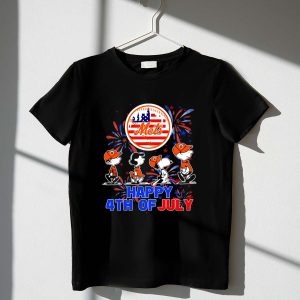 New York Mets X Snoopy Happy 4th Of July Shirt