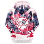 New York Yankees Snoopy Dabbing Christmas aop hoodie 3.jpg