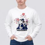 Notre Dame Fighting Irish Mashup Snoopy and Hello Kitty Valentine 4 Long Sleeves.jpg