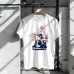 Notre Dame Fighting Irish Mashup Snoopy and Hello Kitty Valentine T Shirt 6.jpg