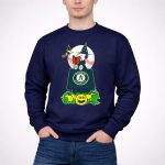 Oakland Athletics Halloween Snoopy And Woodstock Pumpkin Scene 3 Sweatshirt.jpg