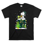 Oakland Athletics Snoopy Christmas Peanuts Holiday Gift Tree T Shirt 6.jpg