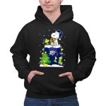 Oklahoma City Thunder Christmas With Snoopy And Woodstock 2 Hoodie