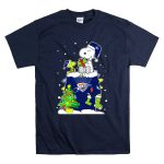 Oklahoma City Thunder Christmas With Snoopy And Woodstock T Shirt 7
