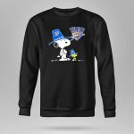 Oklahoma City Thunder Snoopy and Woodstock in Team Hats 9 Hoodie