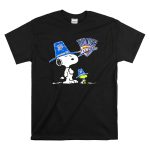 Oklahoma City Thunder Snoopy and Woodstock in Team Hats T Shirt 6