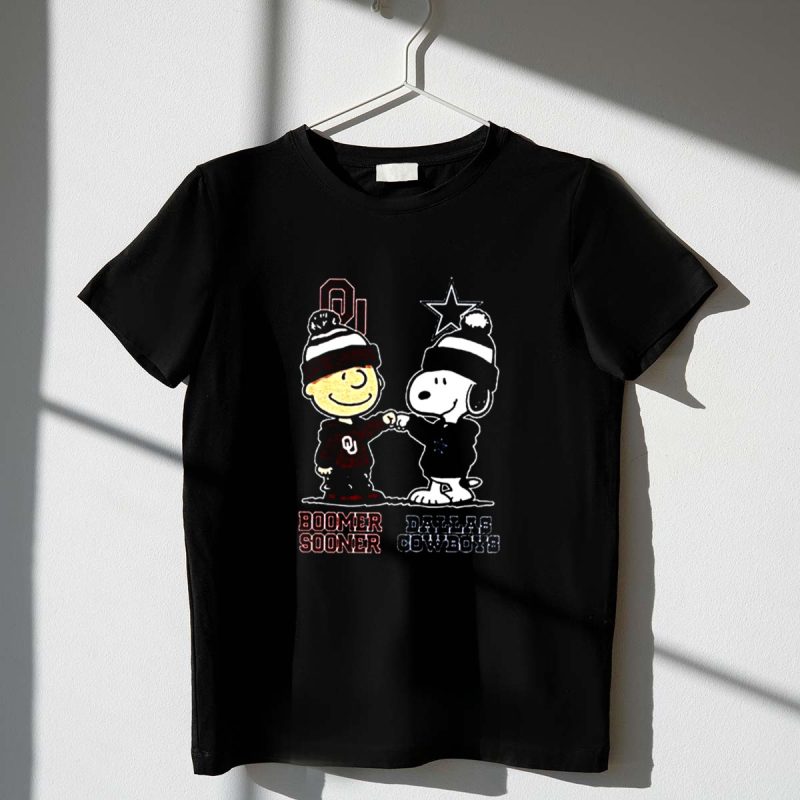 Oklahoma Sooners Dallas Cowboys Snoopy And Charlie Brown 1 T Shirt.jpg