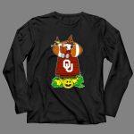 Oklahoma Sooners Snoopy Read Books Halloween Witch Woodstock Pumpkins Football 4 Long Sleeves.jpg