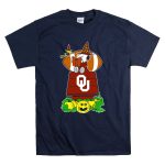 Oklahoma Sooners Snoopy Read Books Halloween Witch Woodstock Pumpkins Football T Shirt 7.jpg