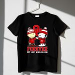 Oklahoma Sooners forever not just when we win Charlie Brown and Snoopy fist bump 1 T Shirt.jpg