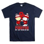 Oklahoma Sooners forever not just when we win Charlie Brown and Snoopy fist bump T Shirt 7.jpg