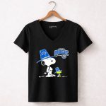 Orlando Magic Snoopy Woodstock NBA Collaboration 6 Womens V Neck