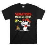 Ottawa Senators Make Me Drink Snoopy Peanuts Fan Fun T Shirt 6.jpg
