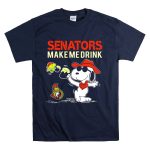 Ottawa Senators Make Me Drink Snoopy Peanuts Fan Fun T Shirt 7.jpg