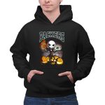 Packers Halloween Jack Skellington Green Bay Football Pumpkins 2 Hoodie
