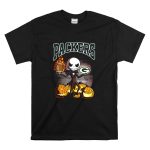 Packers Halloween Jack Skellington Green Bay Football Pumpkins T Shirt 6